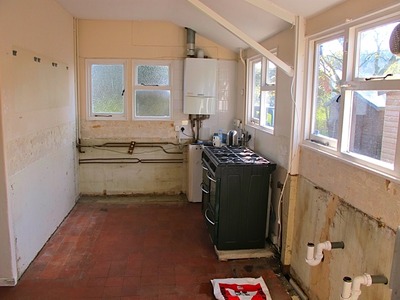 kitchen stripped