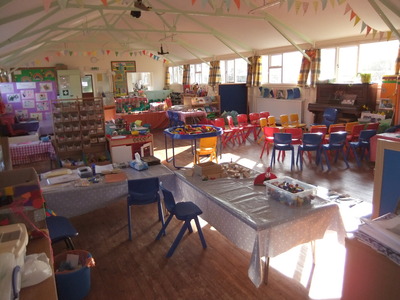 Nursery School set up and ready for play