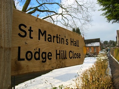 St Martin's signpost
