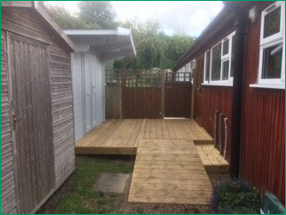 Ramp-deck framed